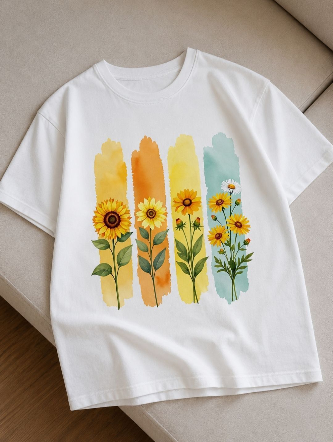 تیشرت سامر طرح آفتابگردون🌻🌻