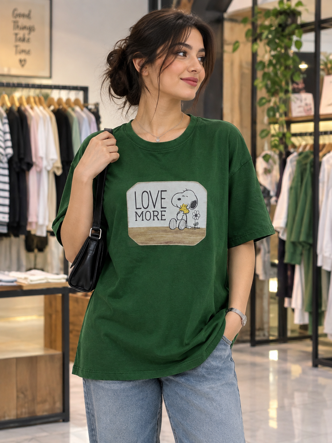 تیشرت باکسی چاپی